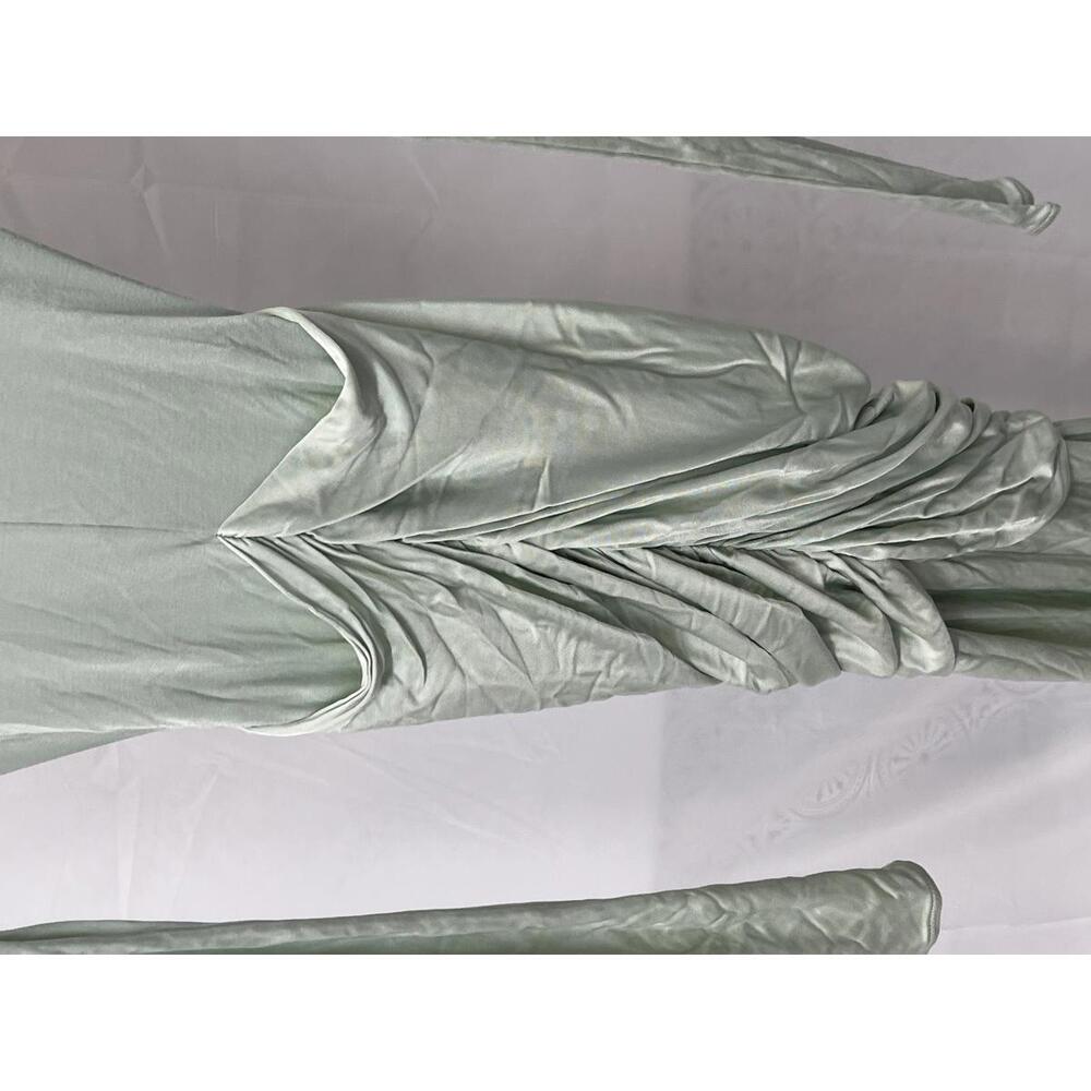 HELSA Slinky Jersey Sarong Maxi Dress long sleeve - Picture 8 of 8